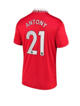 Manchester United Antony #21 Heimtrikot 2022-23 Kurzarm
